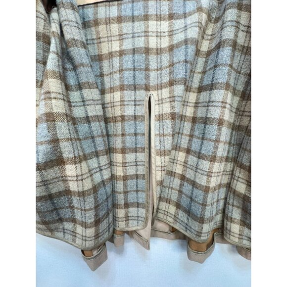 Vintage Stratojac Strato-Suede Mens Flannel Trench Coat Size 46 Beige Pockets - Picture 4 of 15